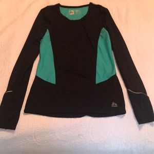 Long sleeve workout shirt.